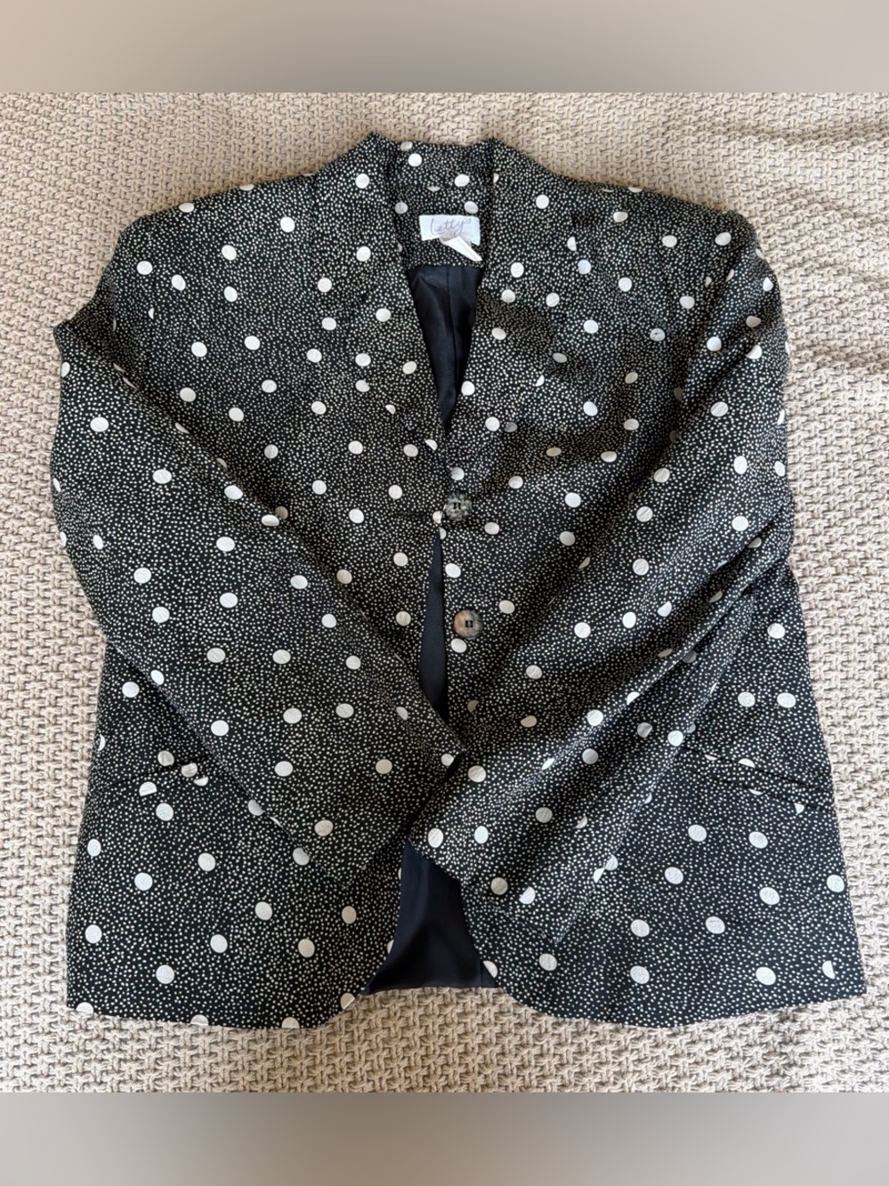 Vintage 80s Polka Dot Jacket